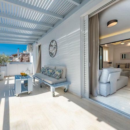 Ferienwohnung Melidi Luxury Penthouse In Koukaki Athen Exterior foto