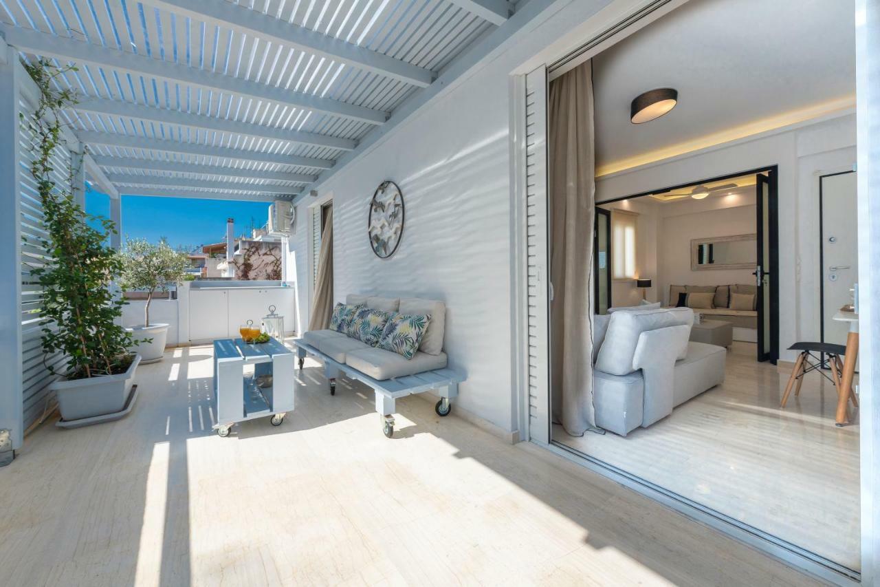 Ferienwohnung Melidi Luxury Penthouse In Koukaki Athen Exterior foto