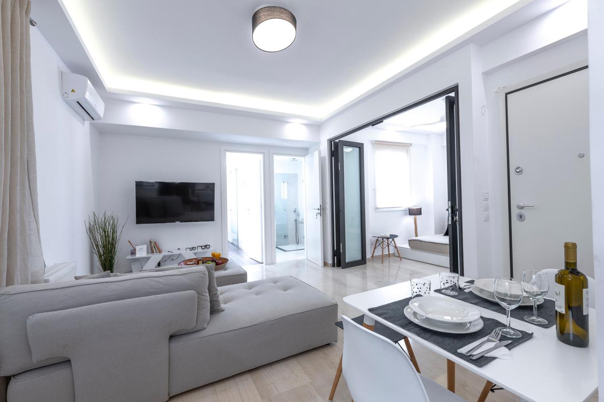 Ferienwohnung Melidi Luxury Penthouse In Koukaki Athen Exterior foto